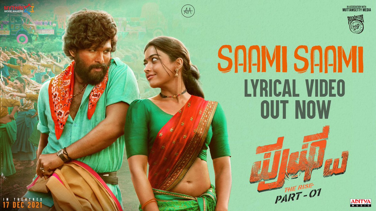 Get your sound bars louder and up your dance moves 🕺💃

 The Mass Song of the year #SaamiSaami out now💥💥

▶️ youtu.be/0rO3apKZGmw

#PushpaTheRise
#PushpaTheRiseOnDec17

<a href="/alluarjun/">Allu Arjun</a> <a href="/iamRashmika/">Rashmika Mandanna</a> <a href="/aryasukku/">Sukumar</a> <a href="/ThisIsDSP/">DEVI SRI PRASAD</a> <a href="/Ananyabhat14/">Ananya Bhat</a> <a href="/Aazad_Varadaraj/">Varadaraj Lyricist🚩 ವರದರಾಜ್ ಚಿಕ್ಕಬಳ್ಳಾಪುರ🦋</a> <a href="/adityamusic/">Aditya Music</a> <a href="/MythriOfficial/">Mythri Movie Makers</a>