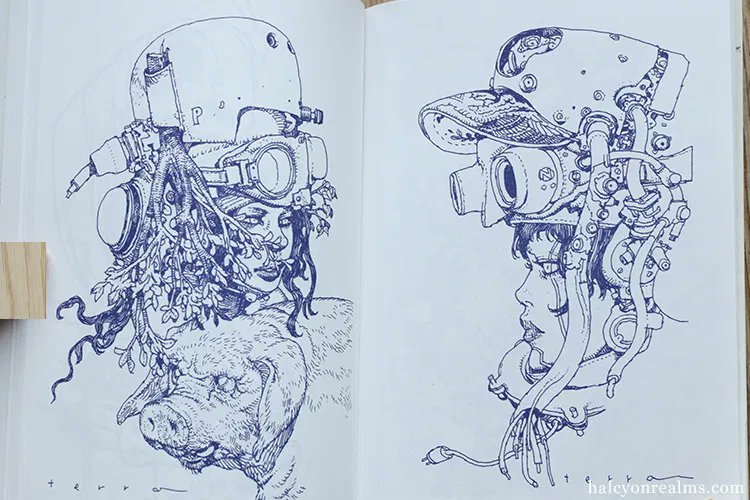 Insanely detailed drawings from Rakugaki ( doodling ) master Katsuya Terada's latest art book (2021), simply titled "SKETCH". See more in my book review "#寺田克也 スケッチ&ドローイング集 - https://t.co/EGA8MMy9kV
#artbook #illustration #drawing #sketchbook #blauereview #落書き 