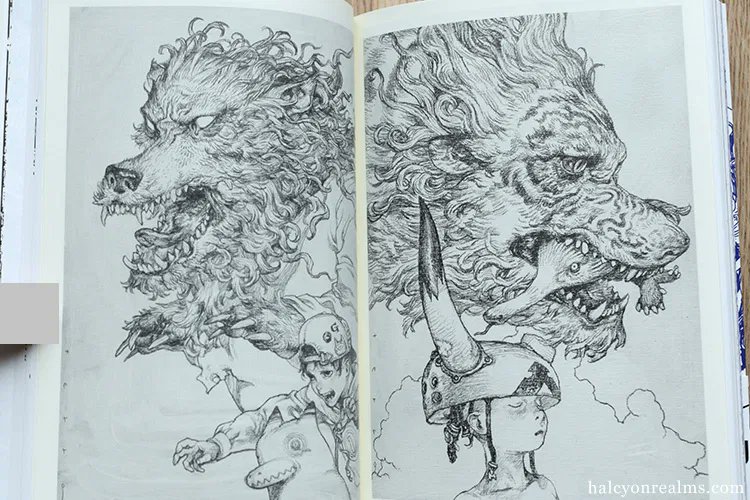 Insanely detailed drawings from Rakugaki ( doodling ) master Katsuya Terada's latest art book (2021), simply titled "SKETCH". See more in my book review "#寺田克也 スケッチ&ドローイング集 - https://t.co/EGA8MMy9kV
#artbook #illustration #drawing #sketchbook #blauereview #落書き 