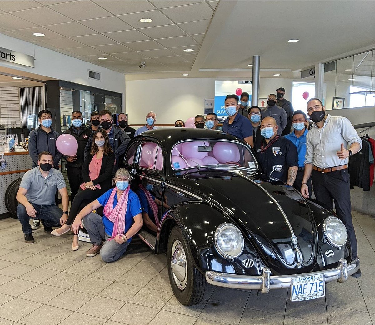 vwofrichmond's tweet photo. Wearing pink for Breast Cancer Awareness month! Together with Go Auto we are donating a portion of the proceeds from every car sold or serviced in the month of October.
--
#DrivePink #VWofRichmond #BreastCancerAwareness @go_auto https://t.co/s5Z34HGsYe