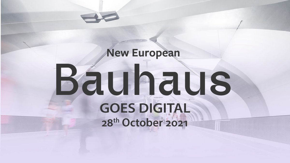 Minkälaista digitaalista yhteiskuntaa syntyy kun insinöörit, arkkitehdit ja taiteilijat lyövät kättä? 
Minkälainen on digitaalisen arkkitehtuurin ja rakennetun ympäristön tulevaisuus? 

Bauhaus goes digi tänään klo 13.
📽nordicbauhaus.eu/digital-bauhau…
#NewEuropeanBauhaus #Digitalisaatio