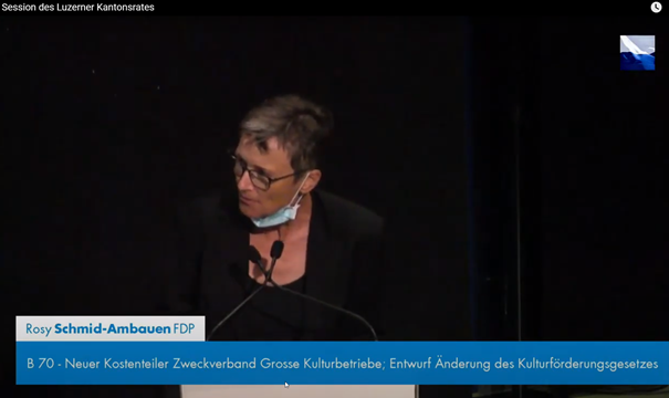 Ein Theater für alle Luzernerinnen und Luzerner

Welches Theater braucht Luzern - ein Theater für alle und keinen einsamen Palast. Anlässlich der September Session 2021 und der Botschaft 70 zum