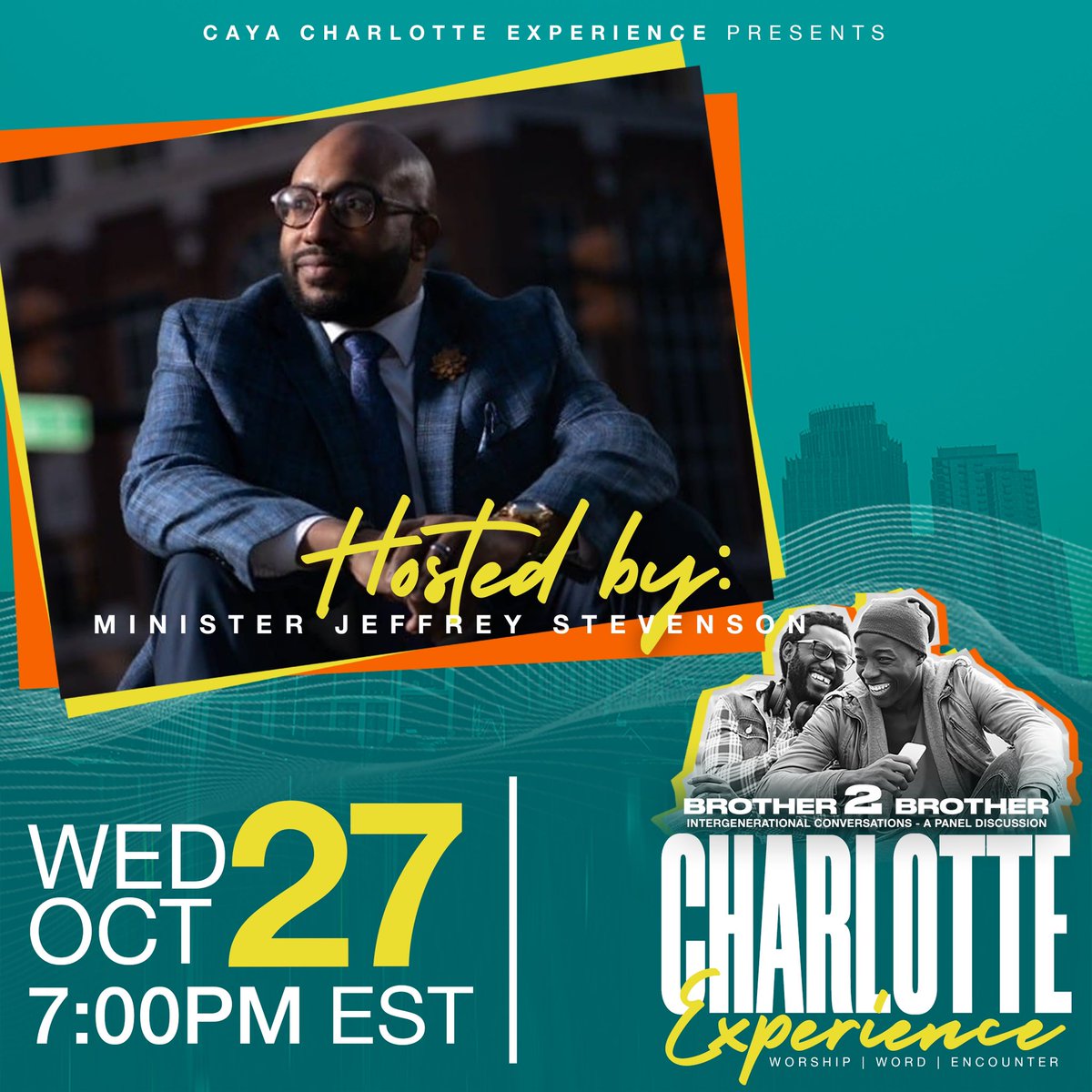 StPaulBaptistNC's tweet photo. ICYMI: (In case you missed it) Check out the insightful and uplifting conversation that took place night during #CAYACharlotte #Brothers2Brothers 

 link below 👇🏿👇🏿👇🏿👇🏿👇🏿
https://t.co/9qGk48Xfp5 https://t.co/br8xhSUUuA