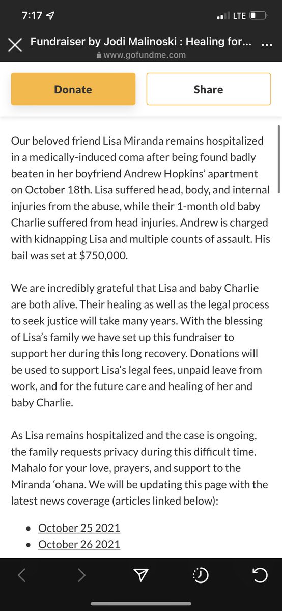 looveerina's tweet photo. Pls pray, share, donate 🤍 any support my dear friend Lisa &amp; her baby can receive is greatly appreciated. She is recovering from a a brutal attack that almost took her life. 🙏🏼😭💔😭 https://t.co/dFHaygElok