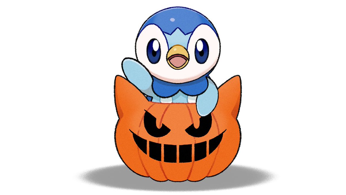 ポッチャマ 「プロジェクトポッチャマから、午後3時をお知らせ🕒
もうすぐハロウィンですね🎃」|【公式】プロジェクトポッチャマのイラスト