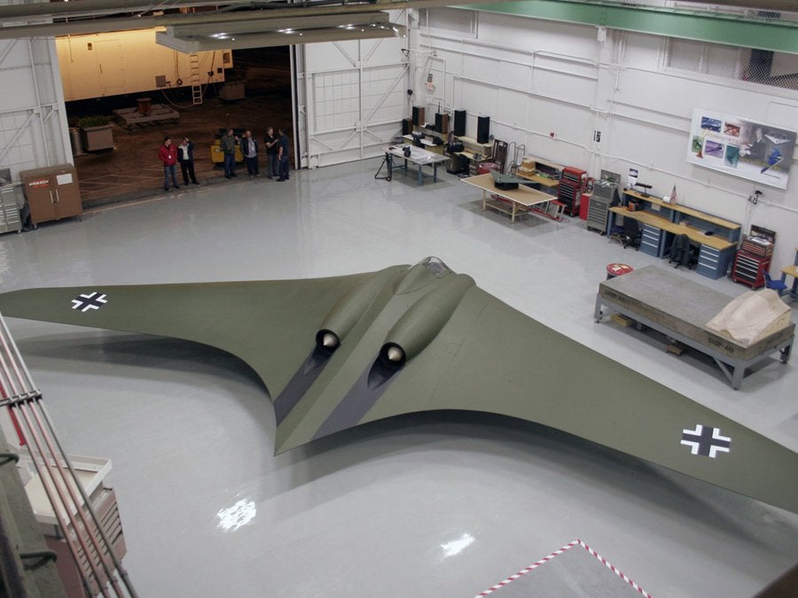 "Horten Ho 229. 1940's Hitlers Stealth Fighter."