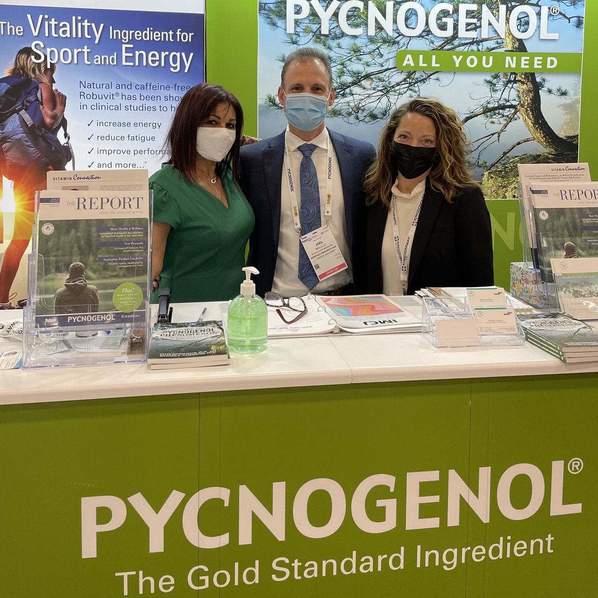 Showcasing Pycnogenol® at #SupplySideWest here in Las Vegas this week. Come and visit us, booth #4646 
#pycnogenol #SSWExpo