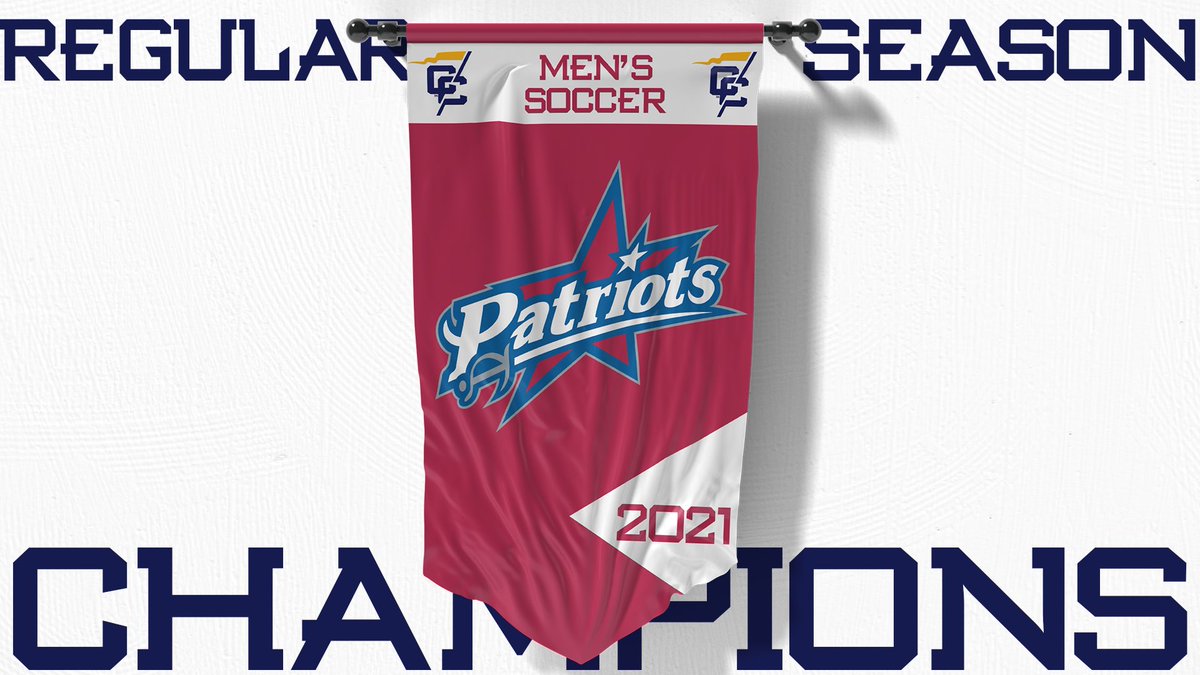 Congratulations to <a href="/FMUSports/">FMU Sports</a> men’s soccer. The Patriots have officially claimed their first-ever Conference Carolinas title! After tonight’s victory, FMU has at least clinched a share of regular-season title and will be top seed in the Men’s Soccer Championship. 
#LeadingTheWay