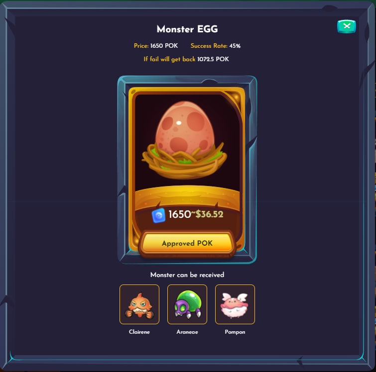 📌INVENTORY UPDATE📌

❤️ Hey Pokmonsters trainers,

🔥 We're excited to announce that New Red Eggs in the Marketplace are now in stock. You can buy eggs to own new monsters from now on!

👉Go to: t.me/Pokmonsters_An…