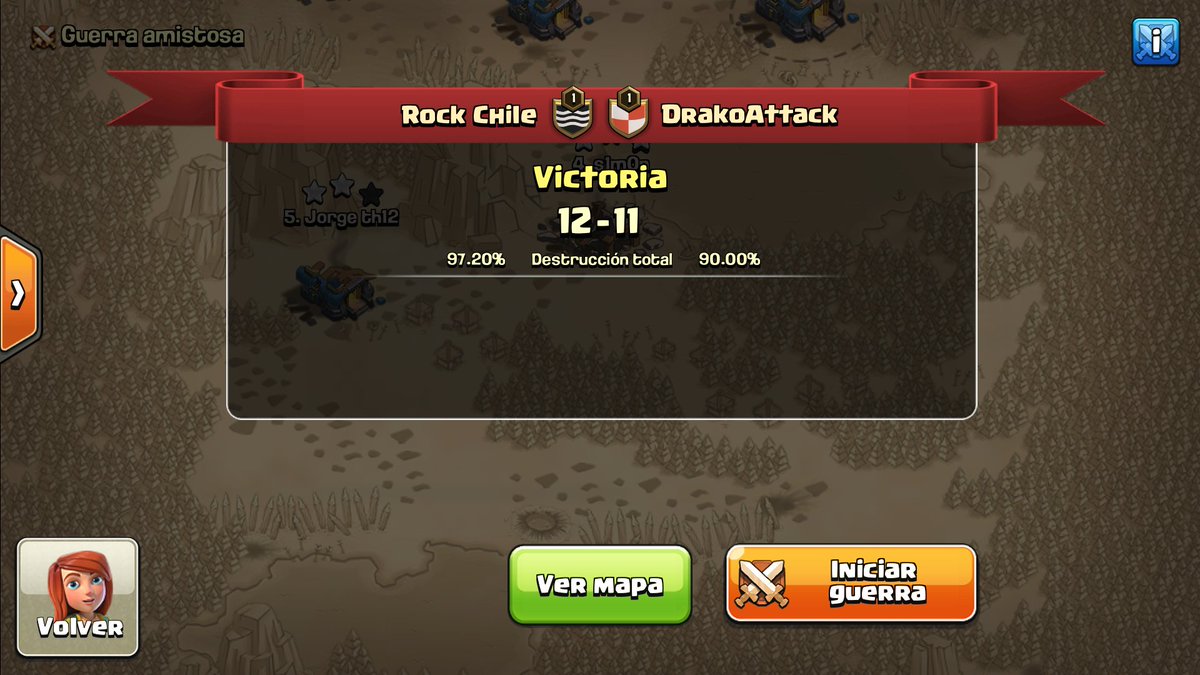 Lo importante es que se partió bien, buena guerra en la primera fecha de la Wizard @wizardcupcoc only Th12 #GoRock🚀