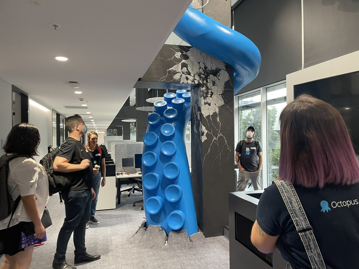 OH: “Can we deploy to the office tentacle? It’s wrapped around a pole, so it must be a polling tentacle”

Good one @YuKitsune256 🤣