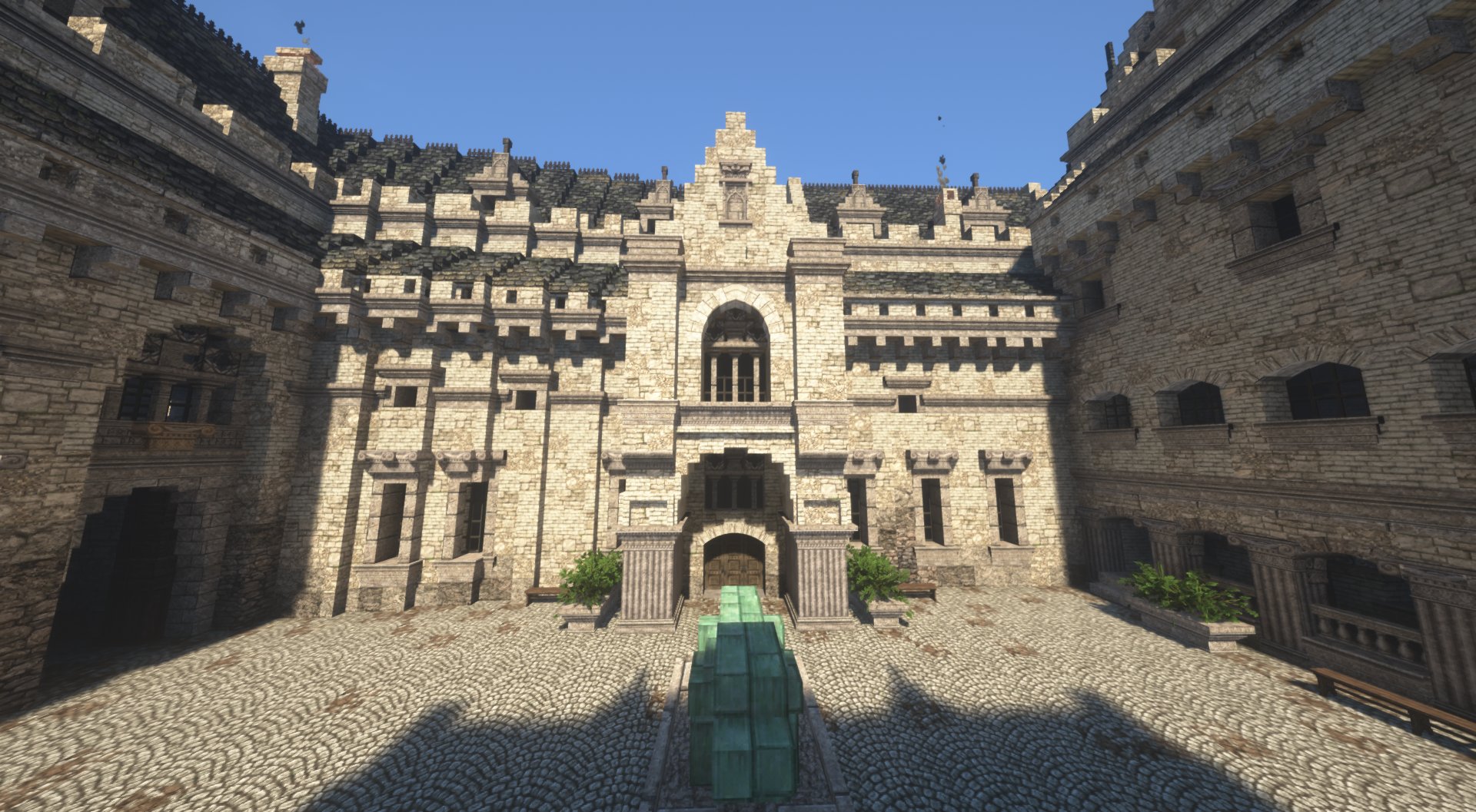 DiamondIsIconic on X: I've been taking a break from conquest but here's a  castle I've been working on. I've decided to switch up the style and go for  French. #Minecraft #Minecraftbuilds #conquestreforged #