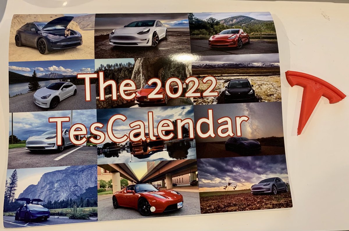 hwfeinstein's tweet photo. Got my #TesCalendar and surprise gift today. Thanks โฆ@AlanMeyer600โฉ ! https://t.co/VxF0ZNyL9x