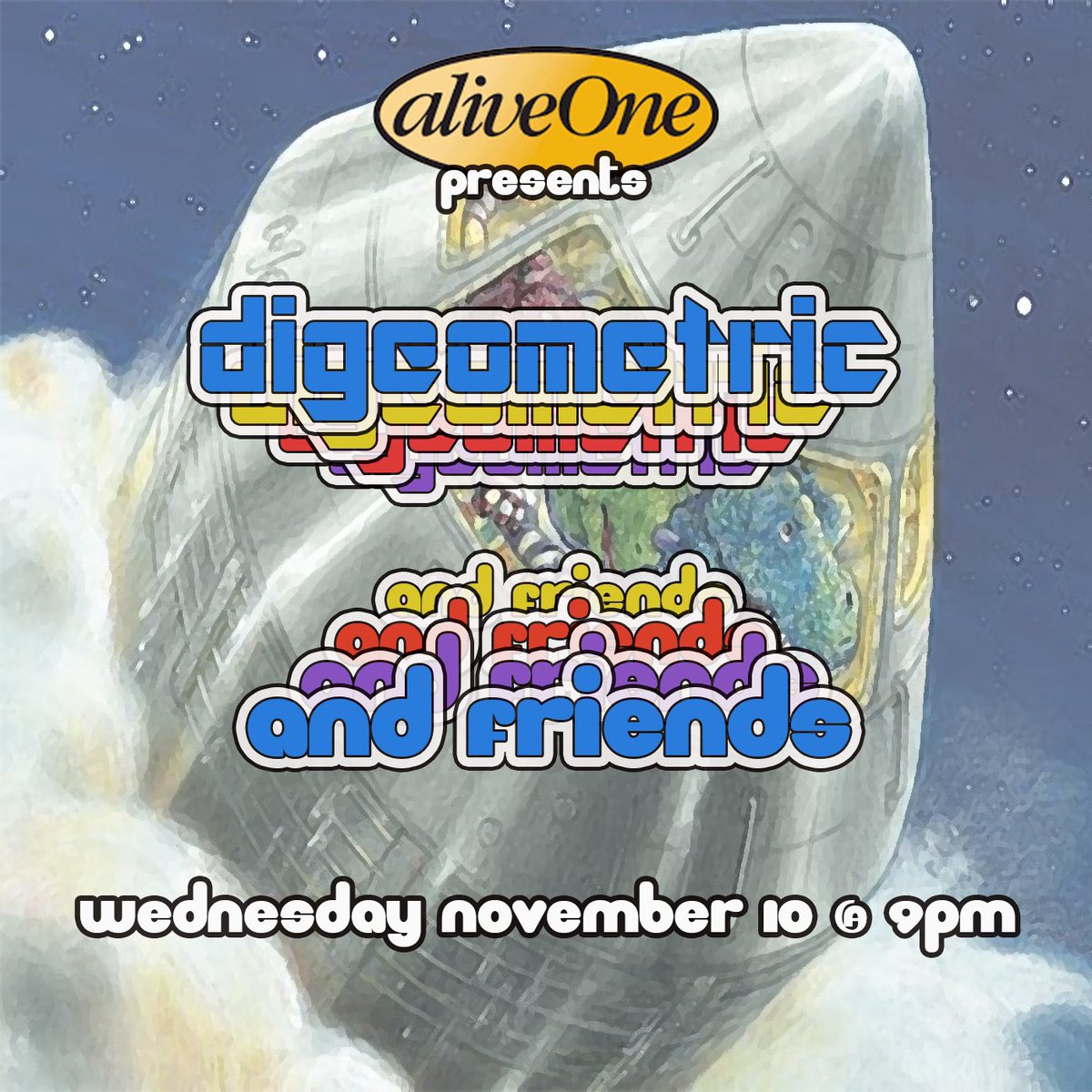 <a href="/Digeometric/">Digeometric</a> &amp; Friends at @aliveOneChi 11/10