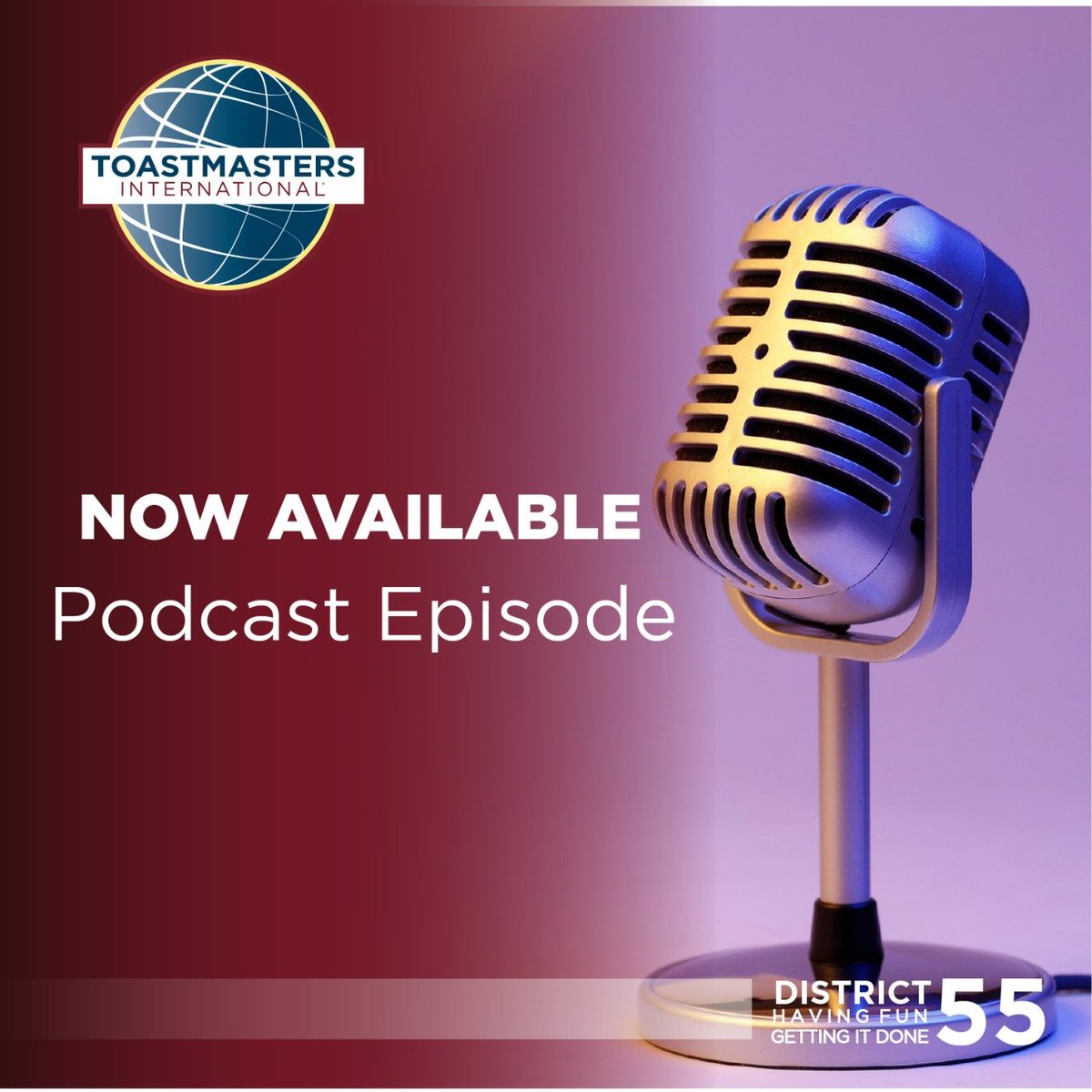 There's a new Podcast episode available!
Listen to it now! tmd55.org/podcasts.html