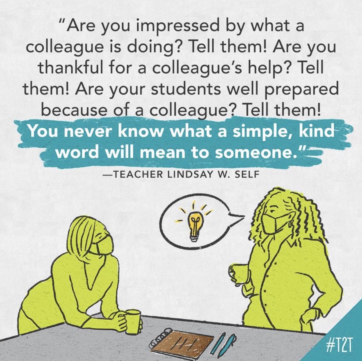 desautels_phd's tweet photo. Self care is not another thing to add to your plate! Self care is “we care” ! We need each other in this time!! https://t.co/nNUKpZgO9G