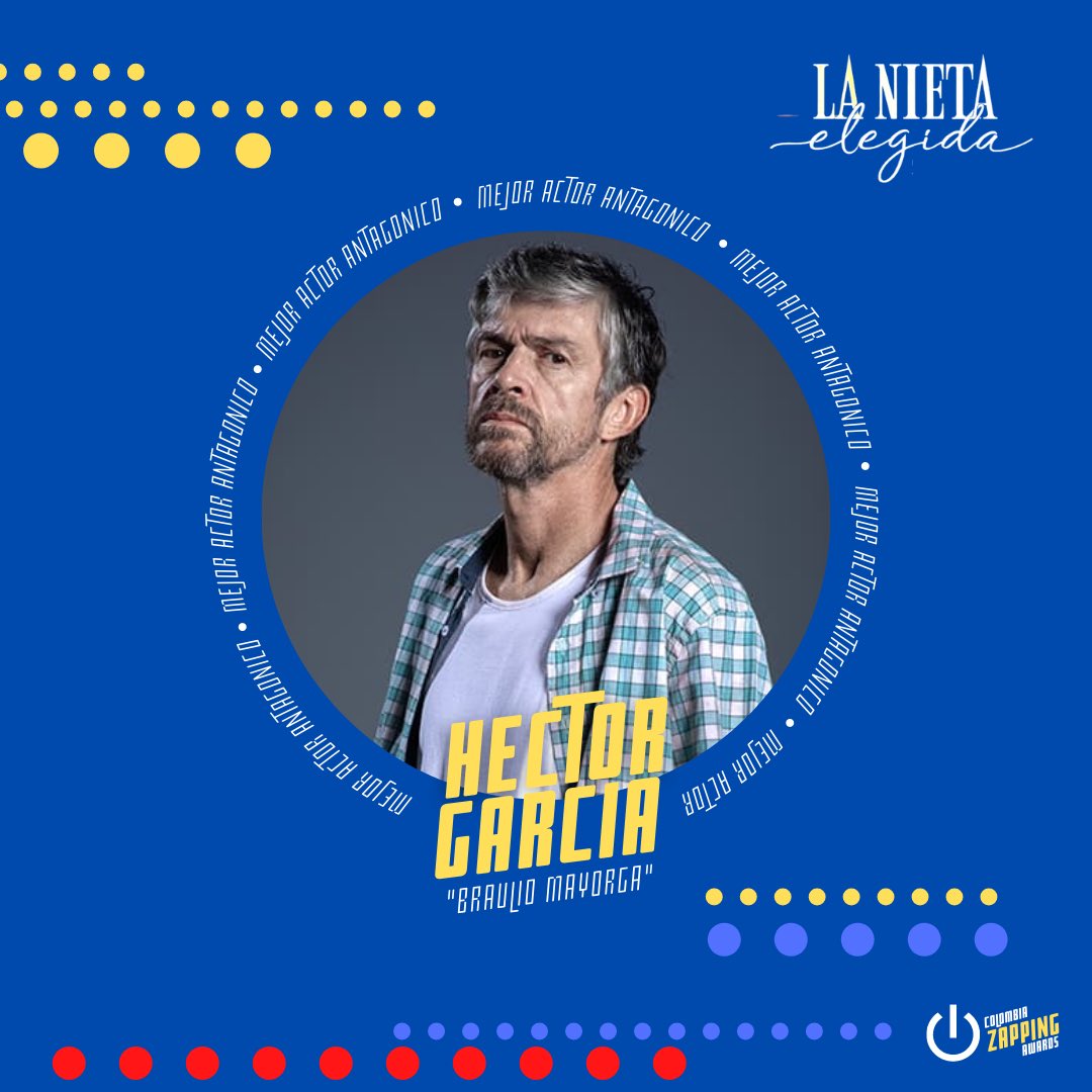 PREMIOS

Hector García nominado a mejor actor antagónico por su personaje en #LaNietaElegida, si es tu favorito vota por él comentando en la siguiente publicación: instagram.com/p/CVgv-CGsokJ/…

¡Cada comentario es un voto y puedes votar las veces que quieras!