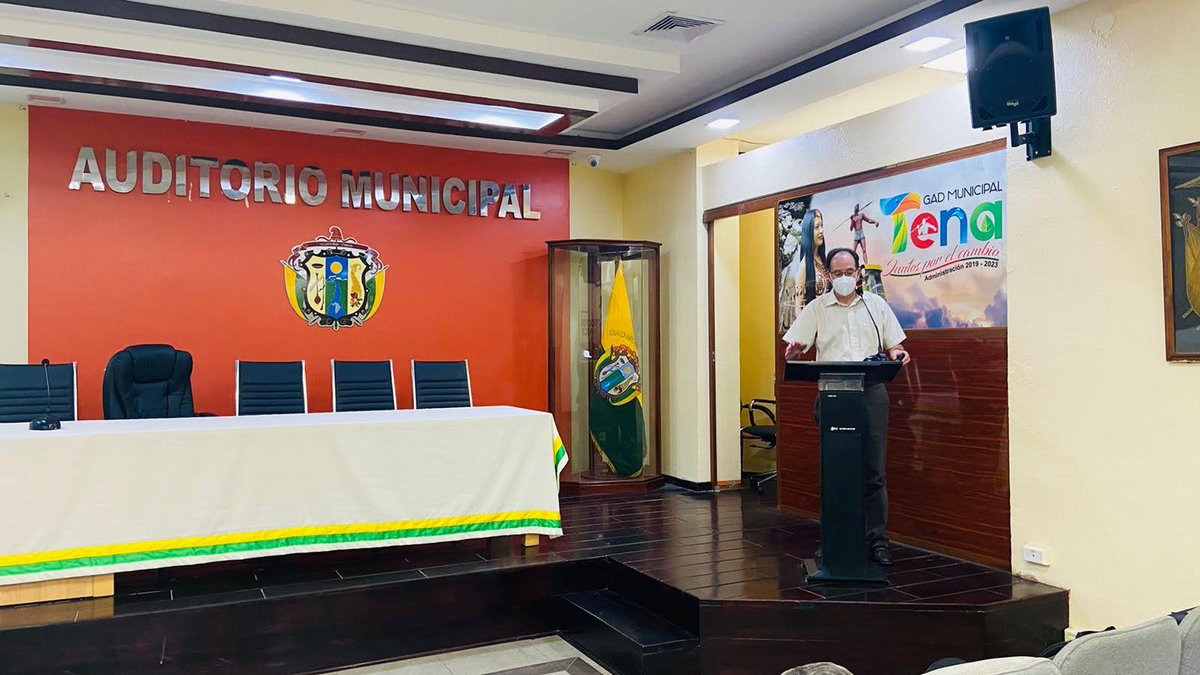 SimonJaramilloM's tweet photo. La Corporación Participación Ciudadana @ParticipacionPC,capacita a funcionarios del Municipio del Tena (Provincia de Napo), @alcaldiatena, sobre contenidos y aplicación de la #Lotaip Ley de Transparencia y Acceso a la Información Pública. #PCTransparencia  #AmazoniaTransparenteEC https://t.co/8spCVzQCDk