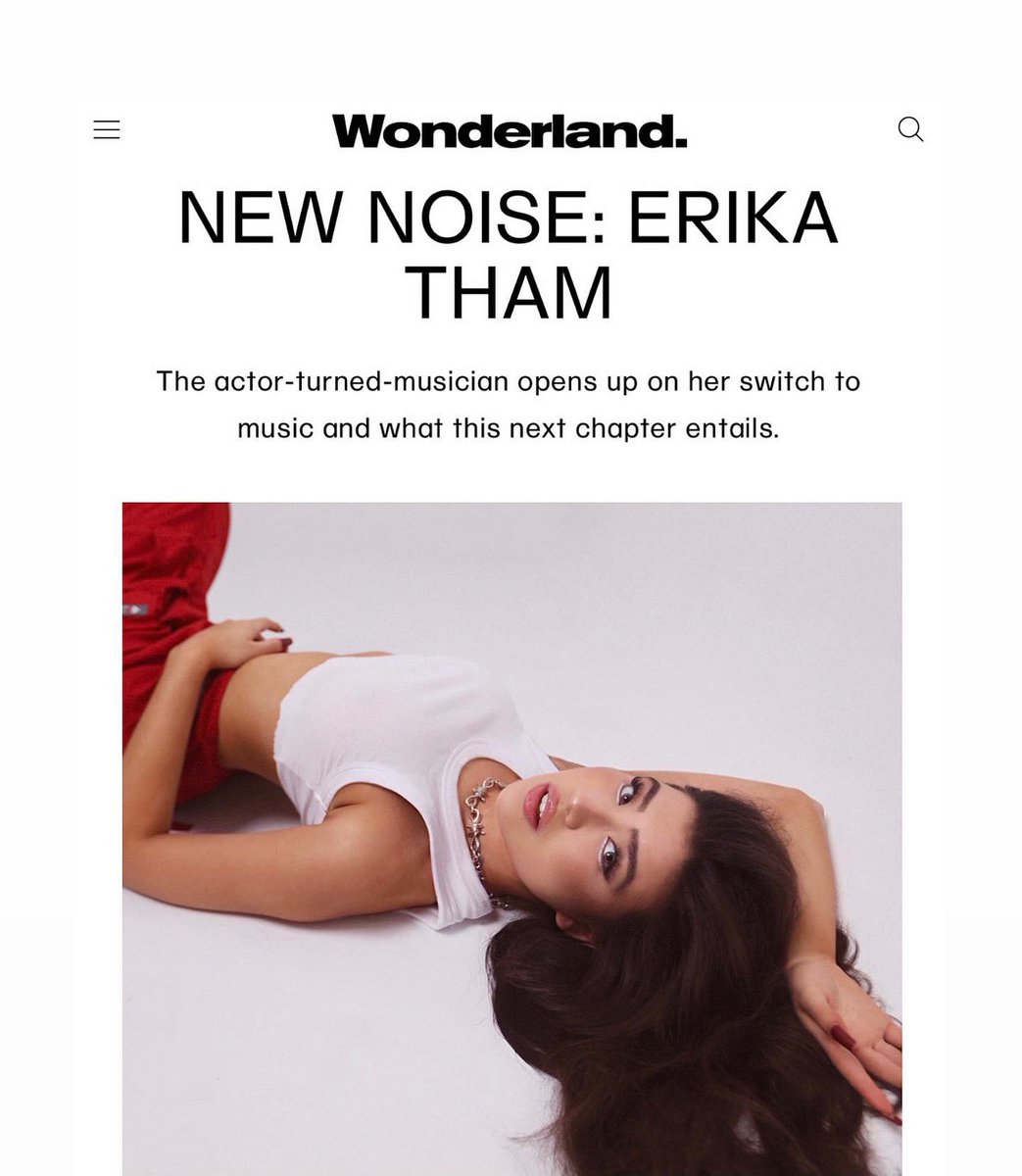 ErikaTham's tweet photo. thank you @wonderlandmag ❤️‍🔥 https://t.co/sEe8aPhuR3