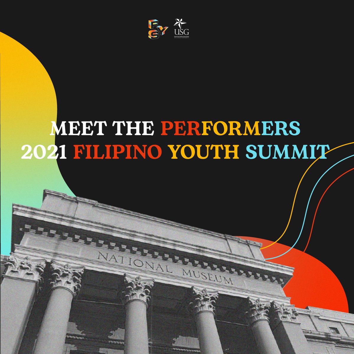 FYSDLSU's tweet photo. 🎉 𝑴𝑬𝑬𝑻 𝒀𝑶𝑼𝑹 𝑷𝑬𝑹𝑭𝑶𝑹𝑴𝑬𝑹𝑺! 🎉

Aside from our esteemed speakers, FYS is bringing to you the brightest talents and artists that will be sure to make your experience in this year’s summit much more memorable! 

Roster got you hyped? Don’t miss out! https://t.co/4ayllR2D0R