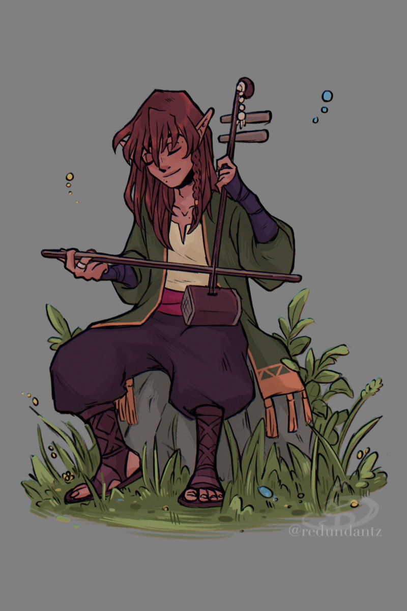 「Minuet of Forest 🌿🎵
[ancient loz au] 」|Sid~💫💞🌿 TRIGUN ERA 2.0のイラスト