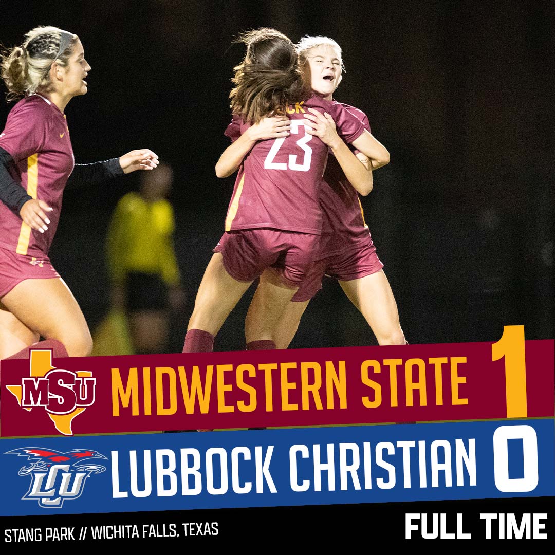 W SOCCER | <a href="/CassSavoy/">cass🌻</a> strikes for the winner in the 33rd minute to lift Midwestern State to a 1-0 win over Lubbock Christian. #StangGang