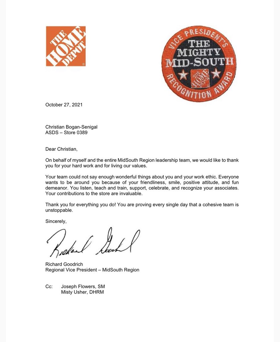 <a href="/cmbogan01/">Christian Bogan</a> <a href="/HomeDepot0389/">Home Depot</a> <a href="/MistyUsher8/">Misty Usher</a> <a href="/Tiffany85876044/">Tiffany Blair</a>  I can’t stress enough about this great company I work for day in day out I try to give 150%… hard work always pays off🥰🥰🥰 I love my job..
