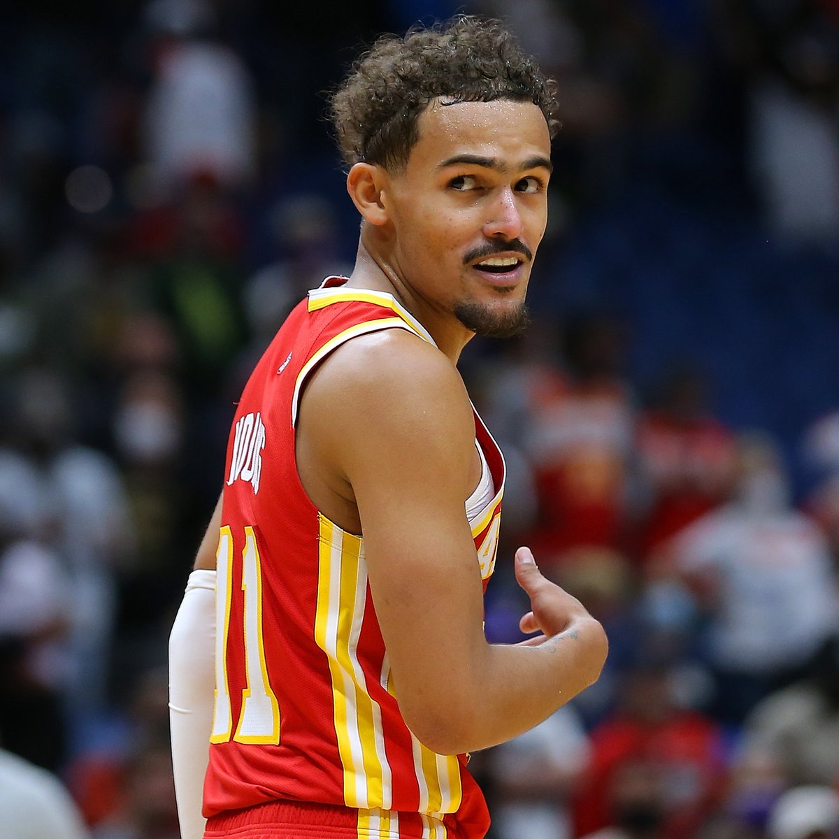 ATLHawks's tweet image. Ice Trae in his last two games:

❄️ 32 PTS x 9 AST
❄️ 31 PTS x 7 AST