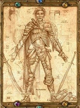 I like this edition's art and watercolor type effects alright, but 3e was cool with its necronomicon-rough parchment pages 