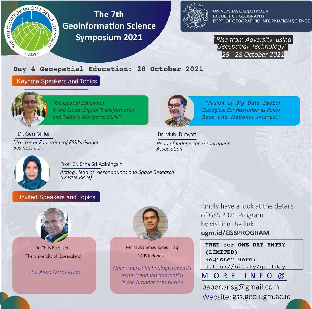 Hari ini, komunitas QGIS Indonesia yang diwakili oleh <a href="/iqnaul/">Muhammad Iqnaul Haq</a> akan menjadi salah satu narasumber dalam The 7th Geo information Science Symposium 2021 yang diselenggarakan oleh <a href="/geografiugm/">Geografi UGM</a>