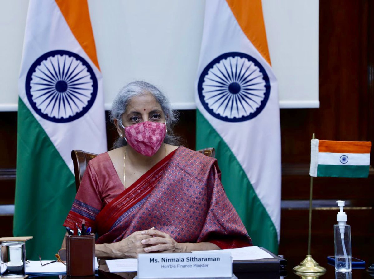 Union Finance Minister Smt. @nsitharaman embarks on an official visit to attend #G20 Joint Finance & Health Ministers meeting in #Rome to discuss measures to strengthen #COVID19 #PandemicPrevention, #preparedness & #response. The meeting preceeds #G20RomeSummit.