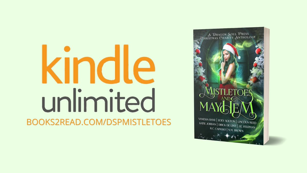 Being Mrs. Claus is a living hell, Santa Claus gifts a young mother her greatest fear, and more havoc reigns in this holiday #anthology.
🎄 books2read.com/DSPMistletoes

#books #booksforsale #christmas #fantasy #horror #KindleUnlimited