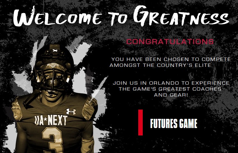 CoachGerald_88's tweet photo. Congratulations @Xavierkeonmac for being selected to the @UAFuturesGame @MHSPantherFoot1 can’t wait to see you show out January 1st!!
#TIME2HUNT @DemetricDWarren https://t.co/JjnVfdiUba