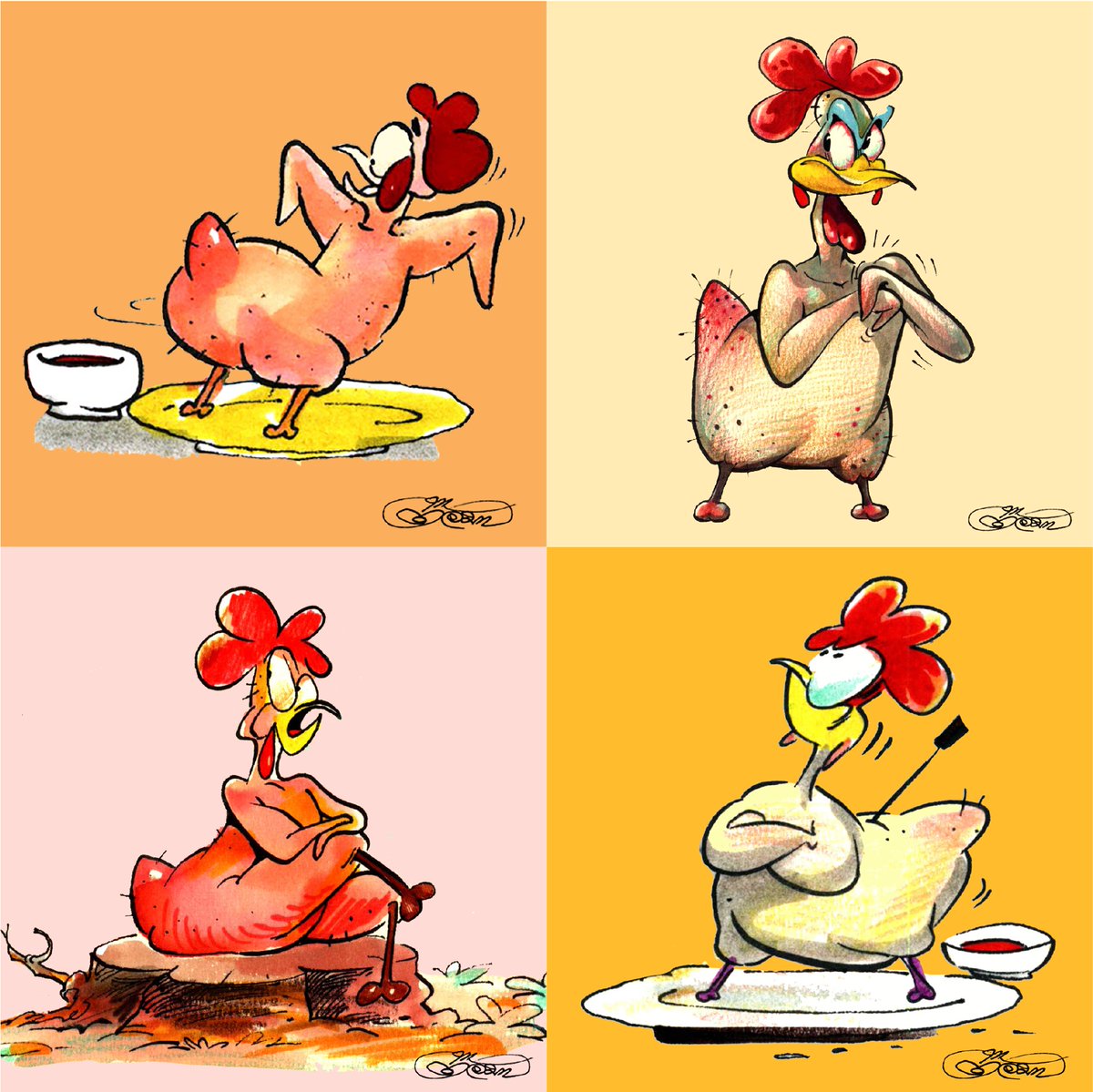 Hello, today we drop, Wallop (grilled chicken) 10 items collected from every era of Tom's cartoon writing life. (Then I'll tell you the history of Wallop here)

opensea.io/collection/khr…