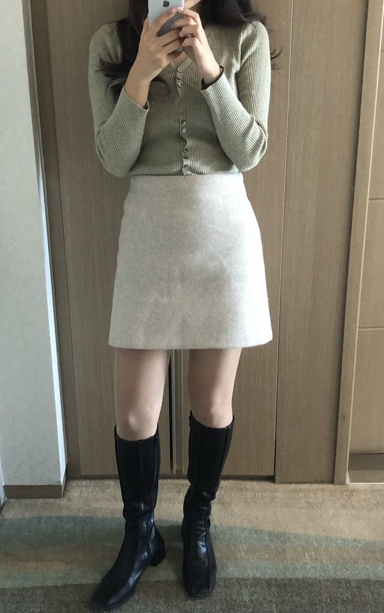 오늘 라임룩 ~~ 뉴 부츠 🖤