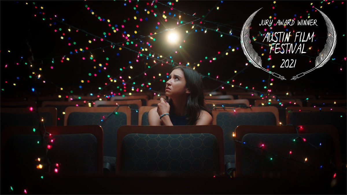 austinfilmfest's tweet photo. The Narrative Feature Jury Award Winner goes to... DISFLUENCY! Congratulations to @AnnaBellaBaum and the entire team behind this wonderful film! 🎉 
Join us for its final #AFF28 screening October 28, 10:15 PM at the State Theatre.

#juryaward #austinfilmfestival https://t.co/FhP4CTc9wI