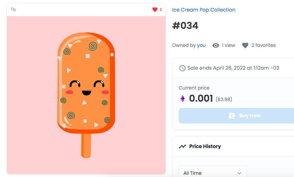 🥳🌟Adding NFT to the collection!💫🌟
Do not miss them! 😁
Includes new FLAVOURS!! 🍦🍦
#nft #opensea #nftartist #nftart #sold #icecream #eth #polygon #matic #nogasfee