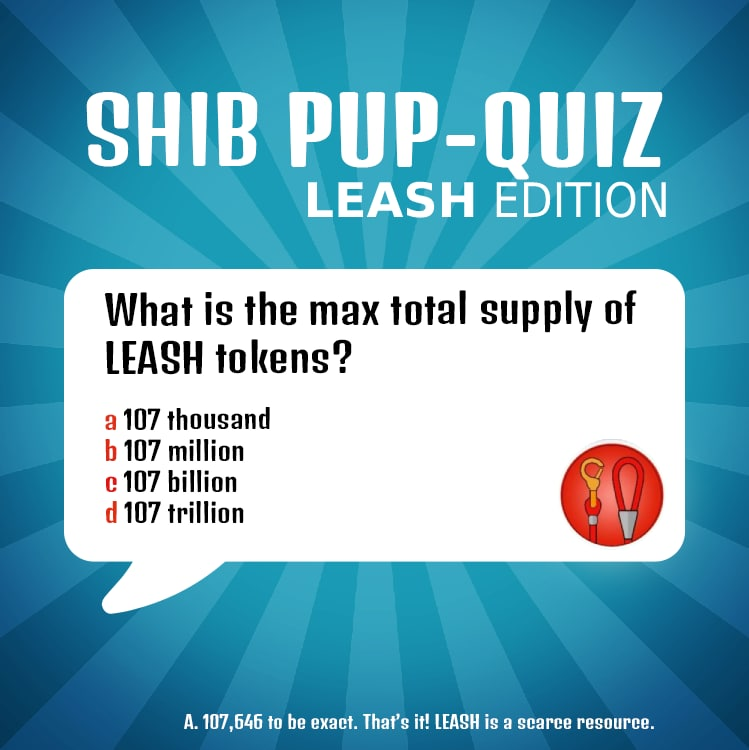 Asd21206313's tweet photo. Trending on #LunarCrush:

"The SHIBA ecosystem has 3 tokens: $Shib, $Bone and $Leash.
How much do you know about #Leash? 

#SHIBARMY https://t.co/4drN9lVKHL" via @ShibInformer

Top coin mentions
$leash $bone

https://t.co/eqPgkM9kvh #LunarShare