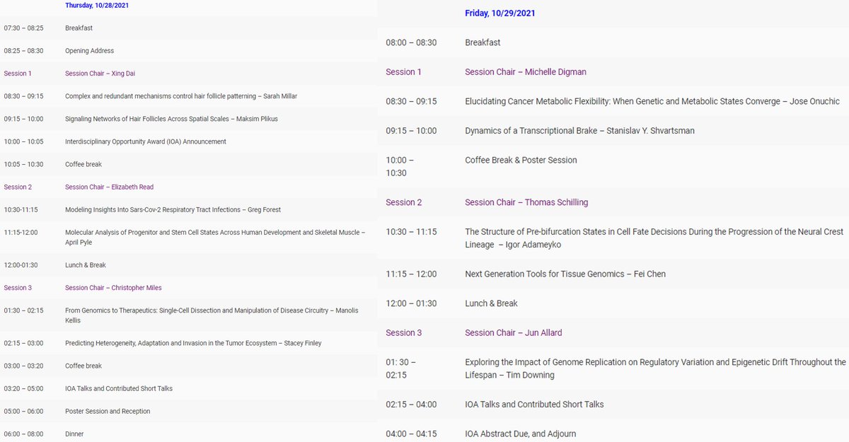 manoliskellis's tweet image. Excited to speak at @UCI_CMCF #MultiScale #CellFate 2021 Symposium tomorrow afternoon cellfate.uci.edu/symposium-2021/
w/ @adameykolab @USCSysBio_Lab @SarahMillerPsyD @KirschnerDenise @APpyyle #FeiChen #TimDowning #StacyFinley #GregForest #StasShvartsman #QingNie #ArthurLander #JLowengrub