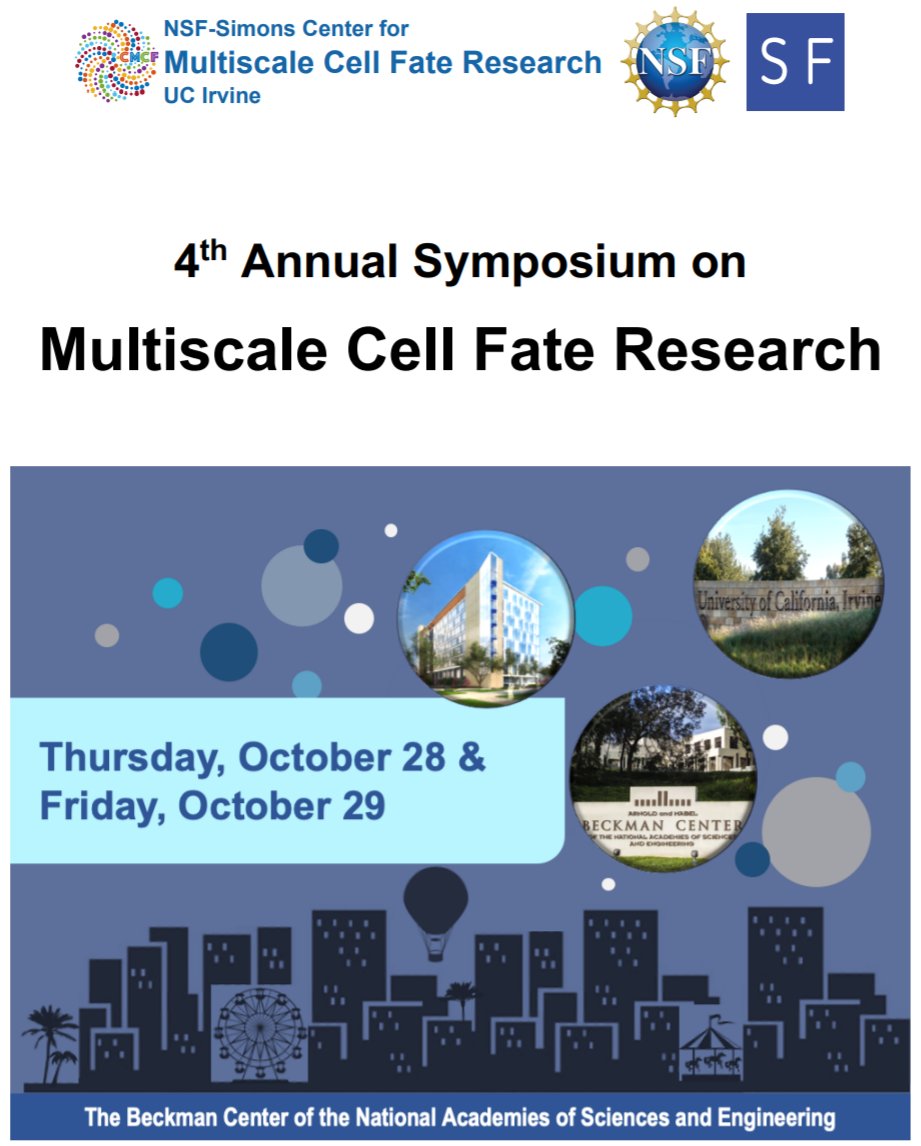 manoliskellis's tweet image. Excited to speak at @UCI_CMCF #MultiScale #CellFate 2021 Symposium tomorrow afternoon cellfate.uci.edu/symposium-2021/
w/ @adameykolab @USCSysBio_Lab @SarahMillerPsyD @KirschnerDenise @APpyyle #FeiChen #TimDowning #StacyFinley #GregForest #StasShvartsman #QingNie #ArthurLander #JLowengrub