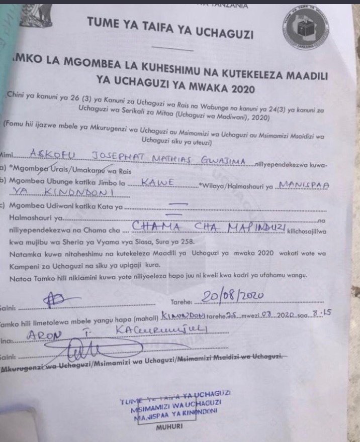 KatibaWa's tweet photo. Alianza nacheo badala ya jina UCHAFUZI 2020.
KATIBA MPYA NI LAZMA https://t.co/Vk5ENDLnmR