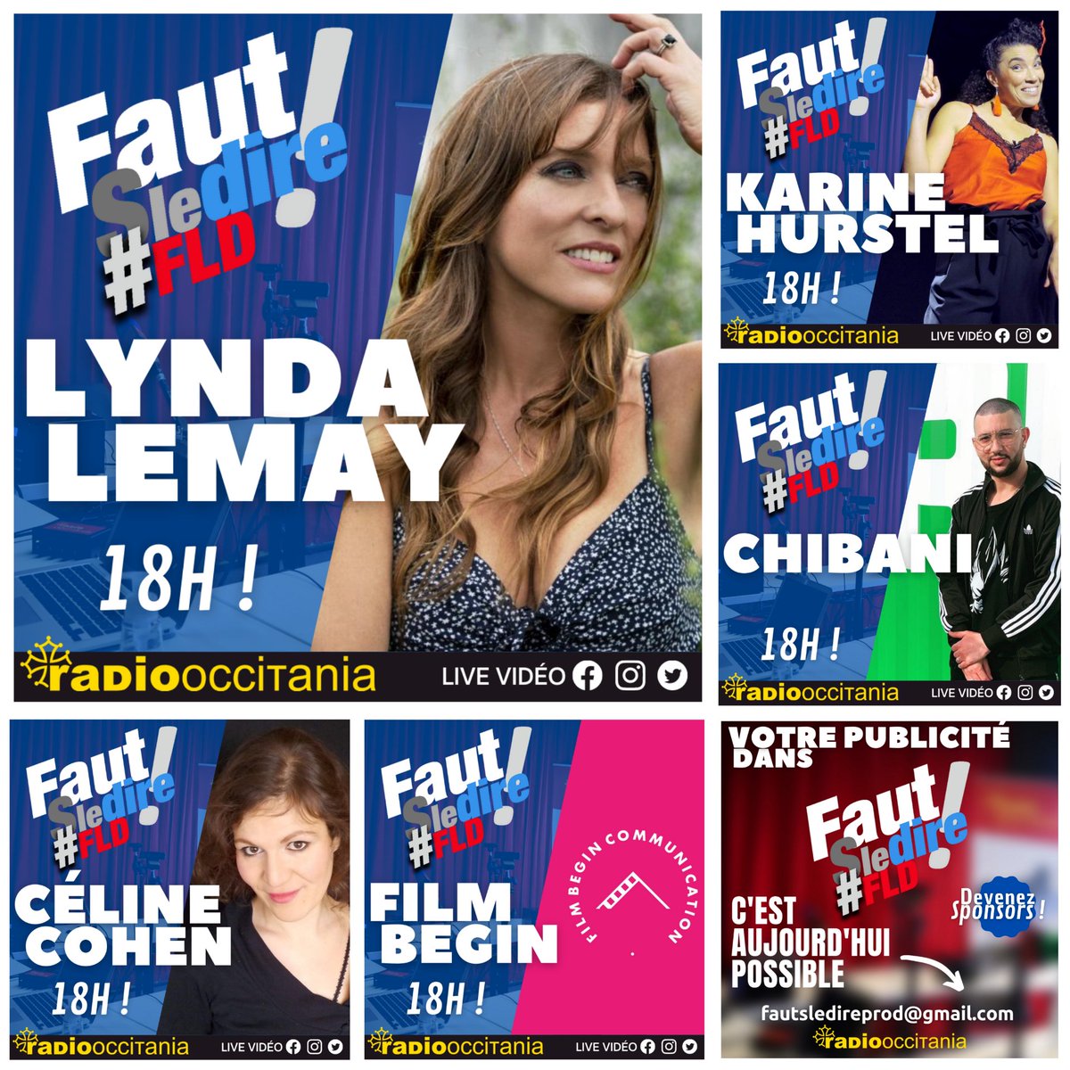 Alexchiavassa's tweet image. CE SOIR dans @fautsledire sur @radiooccitania et live vidéo Facebook ⬇️