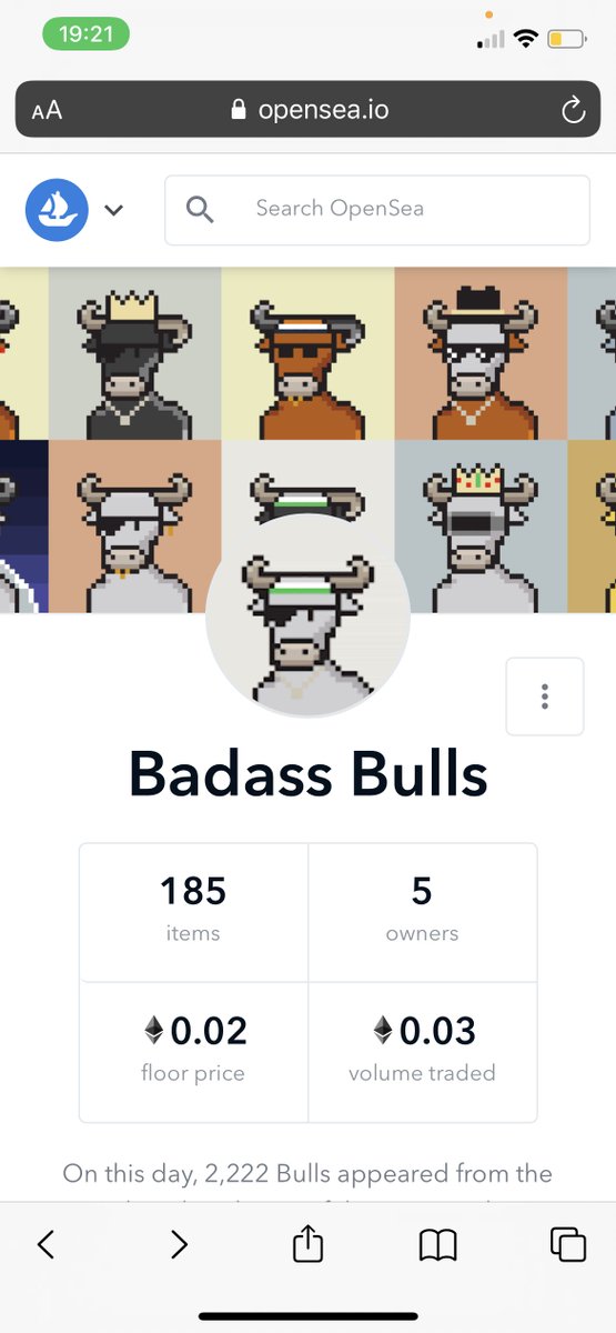 badassbullsnft's tweet image. To everyone creating, working towards something - we all start in the same place.

This is from July 31st ✨ Keep working, be a badass and you'll make it!

Special thanks to everyone in our amazing community who's got us this far already 🔥