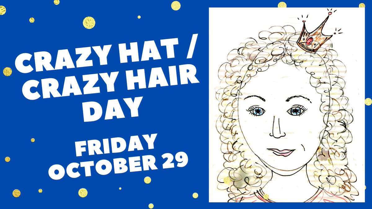 Hello Hollydale Families!

We are excited to announce that our students have worked hard to reach their Hollydale Character Coin goal and have earned a Crazy Hat/Crazy Hair day on Friday, 10/29. 
A reminder though: This is only Crazy Hat/Crazy Hair day – no Halloween costumes.
