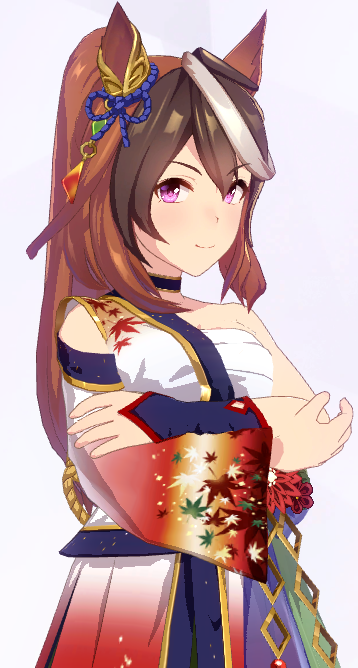 カイチョーの文字通りのダブルポニーテールが癖に刺さる刺さる 可愛い スナのイラスト