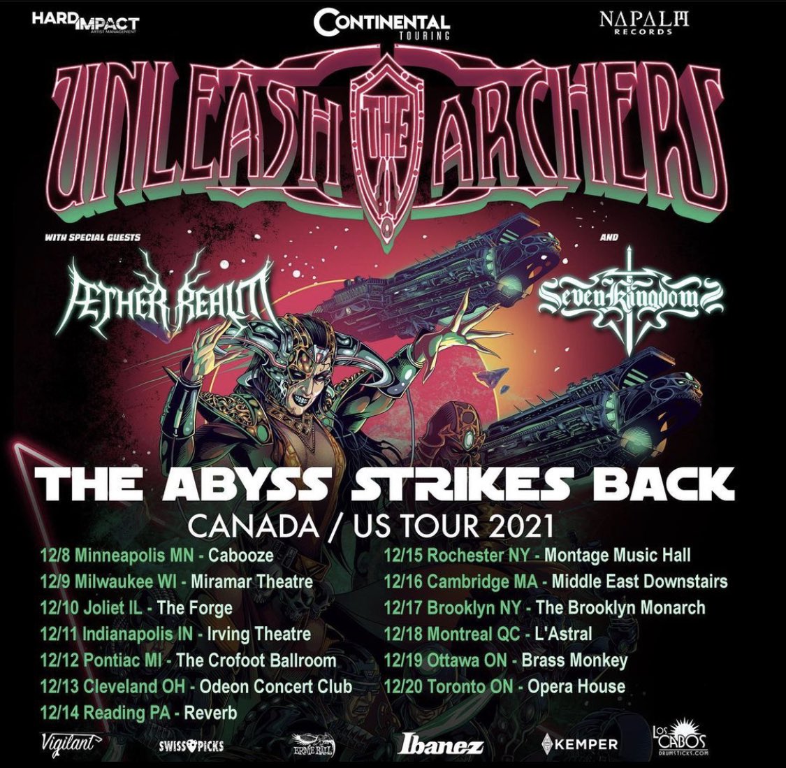 Catch <a href="/UnleashArchers/">Unleash The Archers</a> on tour this December!