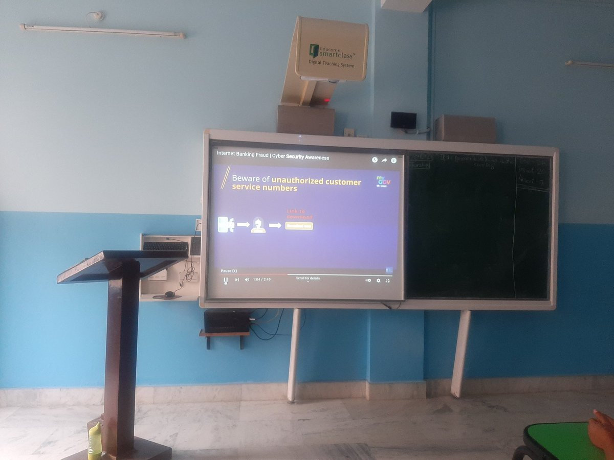 Cyber Crime Awareness for Grade 6 Students... #CybersecurityAwarenessMonth #beaware <a href="/STSWSRAJGOMAL/">S.T.S. World School (Official)</a> <a href="/Prabhjo60556013/">Prabhjot Gill</a> <a href="/cbseindia29/">CBSE HQ</a> <a href="/mygovindia/">MyGovIndia</a> <a href="/Sonam53080068/">Sonam</a>