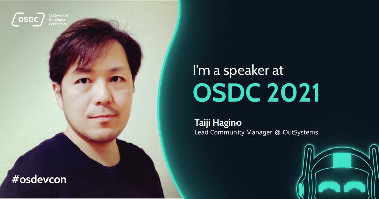 taiponrock's tweet image. My session has been published on the website of #OSDevCon
It’s a digital event, but I can’t wait to see you all at the conference!
Not yet registered? Don’t worry, still open it:
outsyste.ms/osdc-speaker
#outsystems