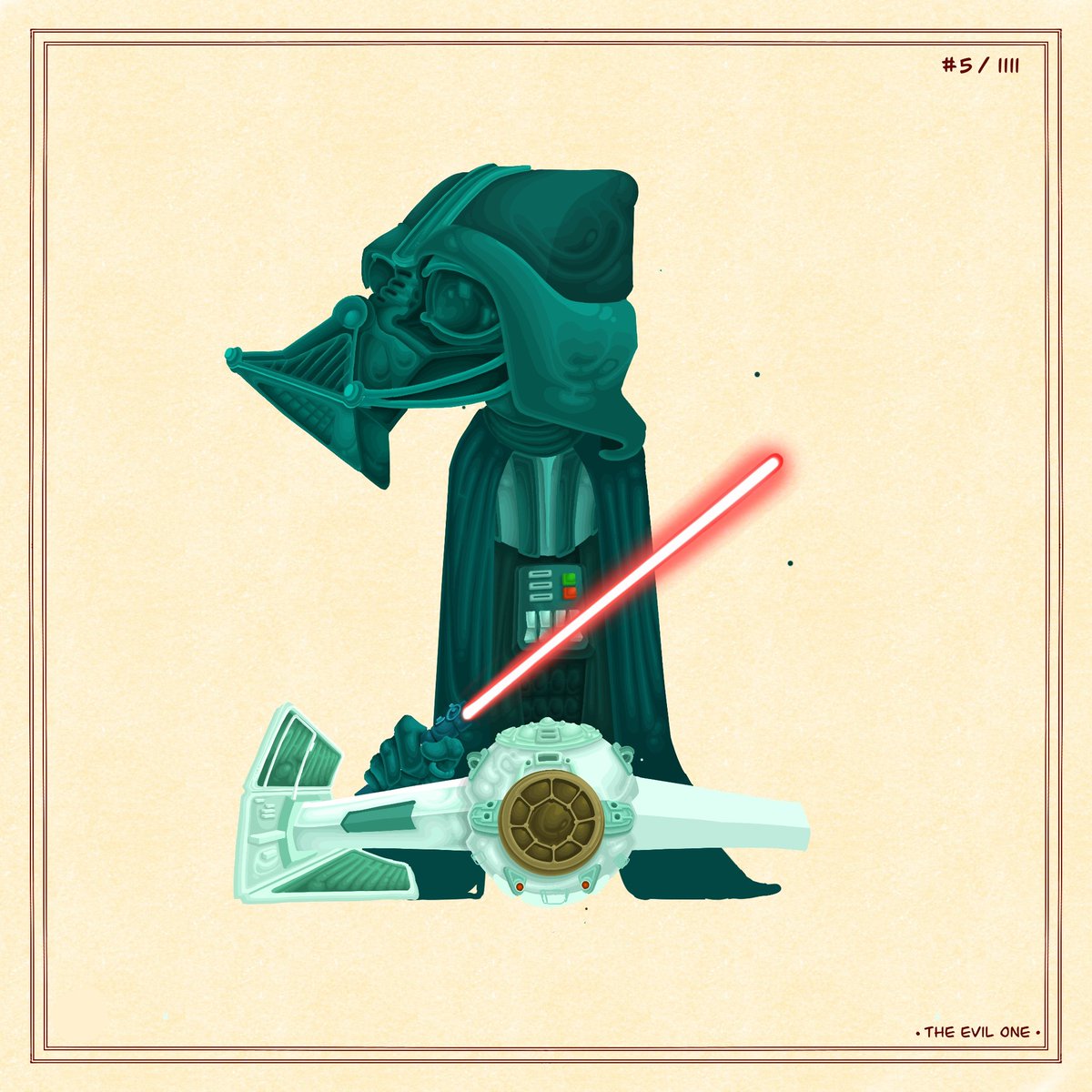 I'm your father 🙃
#NFTdrop #NFTartists #NFTcommunitiy #DarthVader #StarWars