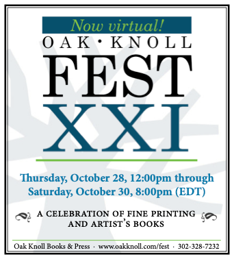 d_artichoke's tweet photo. I'm going to be participating in @oakknollbooks Fest XXI! They're going virtual this year! To see more about this years fest, go to: https://t.co/Ra6efNED7x. #sacramentoartist #i❤️bookarts #artistbooks #bookstagram #shopsmall #oakknollfest #oakknollfestxxi #finepress https://t.co/rl8Bcegnvw